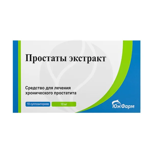 Изображение товара Суппозитории ректальные Южфарм Простаты экстракт 10мг Изображение товара Суппозитории ректальные Южфарм Простаты экстракт 10мг
