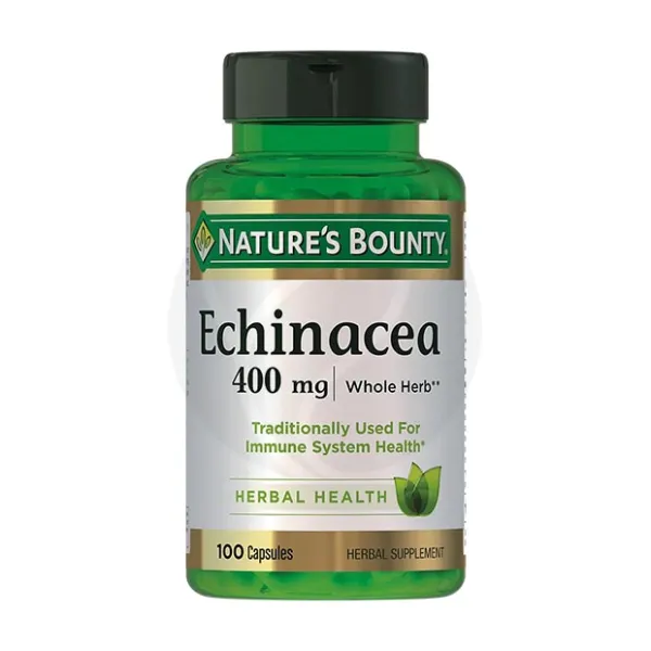 Изображение товара Nature's Bounty Натуральная эхинацея капсулы 400мг, №100 Изображение товара Nature's Bounty Натуральная эхинацея капсулы 400мг, №100