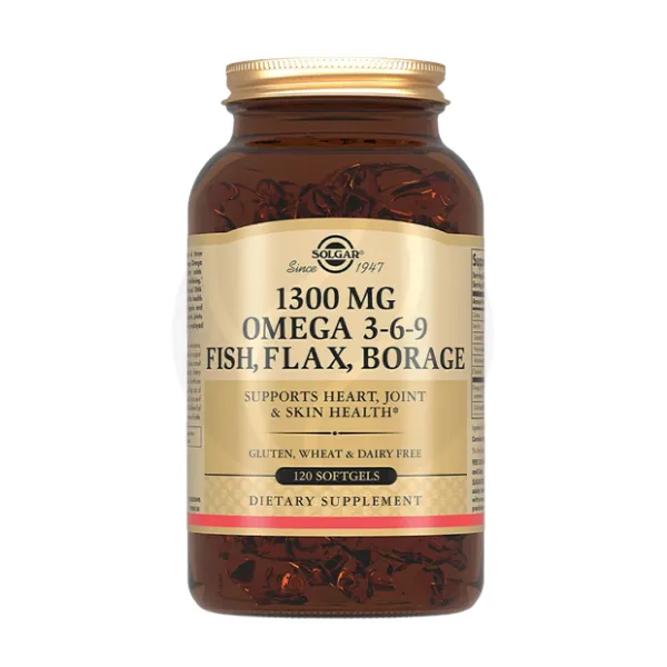 Изображение товара Solgar Комплекс жирных кислот Омега 3-6-9 капсулы, №120