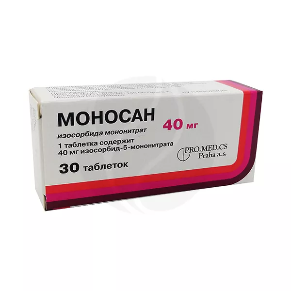 Изображение товара Моносан таблетки 40мг, №30 Изображение товара Моносан таблетки 40мг, №30