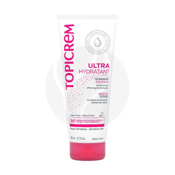 Изображение товара Topicrem Hydra+ скраб мягкий ультра-увлажняющий, 200мл Изображение товара Topicrem Hydra+ скраб мягкий ультра-увлажняющий, 200мл