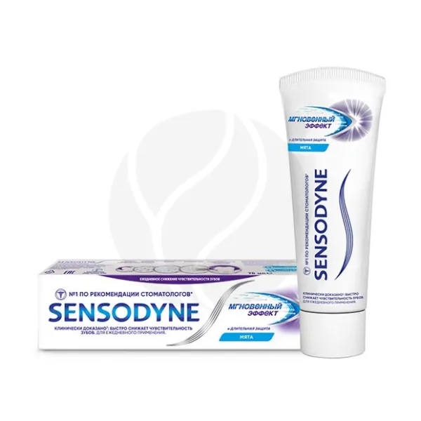 Изображение товара Sensodyne зубная паста Мгновенный эффект, 75мл Изображение товара Sensodyne зубная паста Мгновенный эффект, 75мл