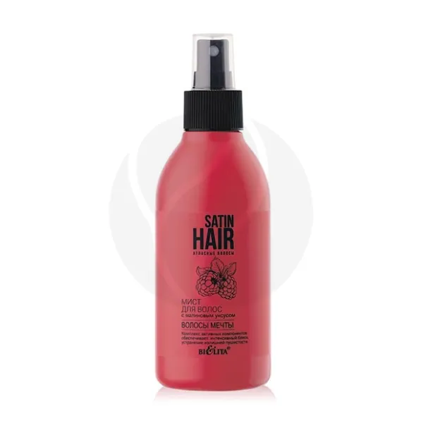 Изображение товара Bielita Satin Hair.Атласные волосы спрей-мист для волос с малиновым уксусом Волосы мечты, 190мл Изображение товара Bielita Satin Hair.Атласные волосы спрей-мист для волос с малиновым уксусом Волосы мечты, 190мл