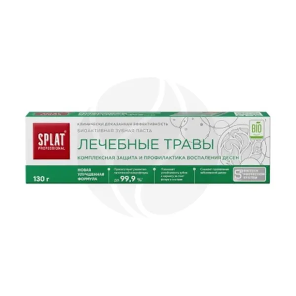 Splat Лечебные травы зубная паста, 130г