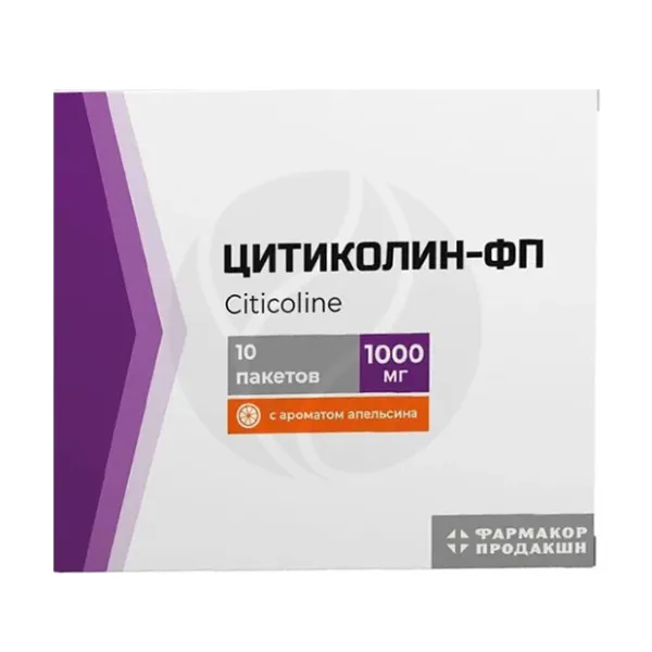 Изображение товара Цитиколин-ФП порошок 1000мг для приготовления раствора для приема внутрь Изображение товара Цитиколин-ФП порошок 1000мг для приготовления раствора для приема внутрь