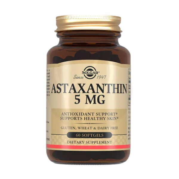 Изображение товара Solgar Астаксантин капсулы 5мг, №60 Изображение товара Solgar Астаксантин капсулы 5мг, №60