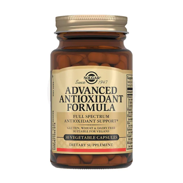 Изображение товара Solgar Антиоксидантная формула капсулы No30 - поддержка здоровья и молодости Изображение товара Solgar Антиоксидантная формула капсулы No30 - поддержка здоровья и молодости