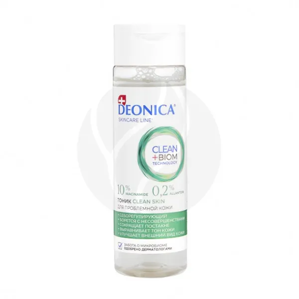 Deonica Skincare Line тоник для лица для проблемной кожи, 200мл