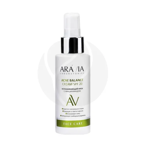 Изображение товара Крем для проблемной кожи Aravia Laboratories Acne Balance SPF20 100мл Изображение товара Крем для проблемной кожи Aravia Laboratories Acne Balance SPF20 100мл
