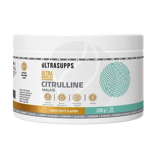 Ultrasupps Ultra Gold Цитруллин порошок со вкусом лесные фрукты, 200г