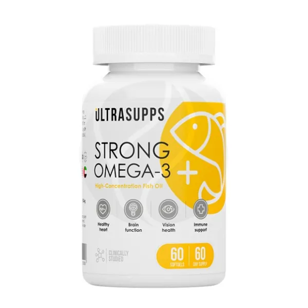 Ultrasupps Омега 3 Стронг мягкие капсулы, №60