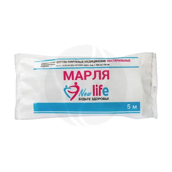 Изображение товара New life марля медицинская нестерильная, 5м