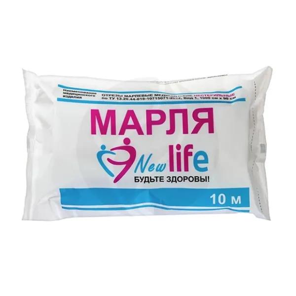 New life марля медицинская нестерильная, 10м