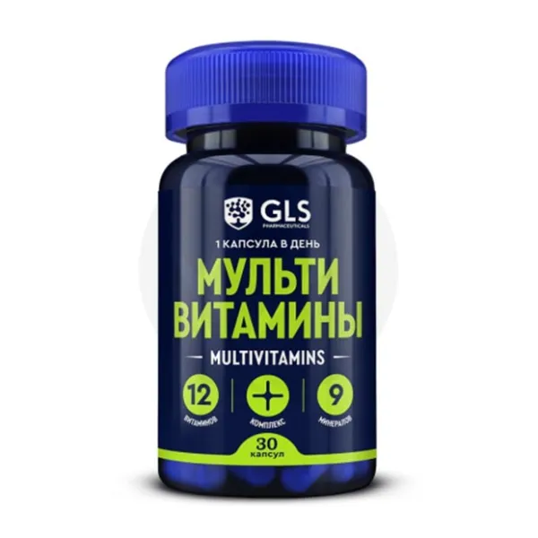 Изображение товара GLS Мультивитамины 12+9 капсулы, №30