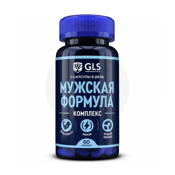 Изображение товара GLS Мужская формула комплекс капсулы, №60 Изображение товара GLS Мужская формула комплекс капсулы, №60