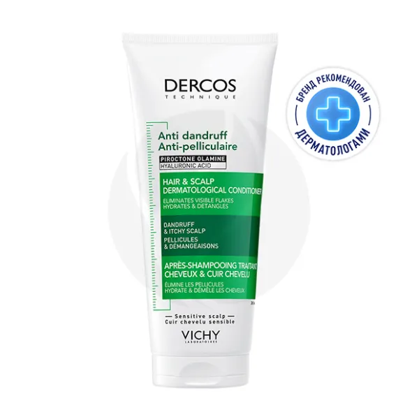 Изображение товара Vichy Dercos Увлажняющий кондиционер против перхоти для волос и кожи головы, 200мл