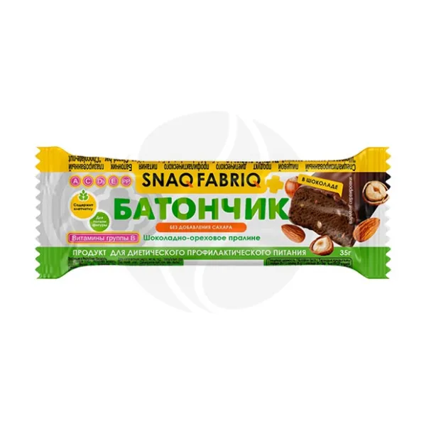 Изображение товара Snaq Fabriq глазированный батончик, шоколадно-ореховое пралине, 35г Изображение товара Snaq Fabriq глазированный батончик, шоколадно-ореховое пралине, 35г