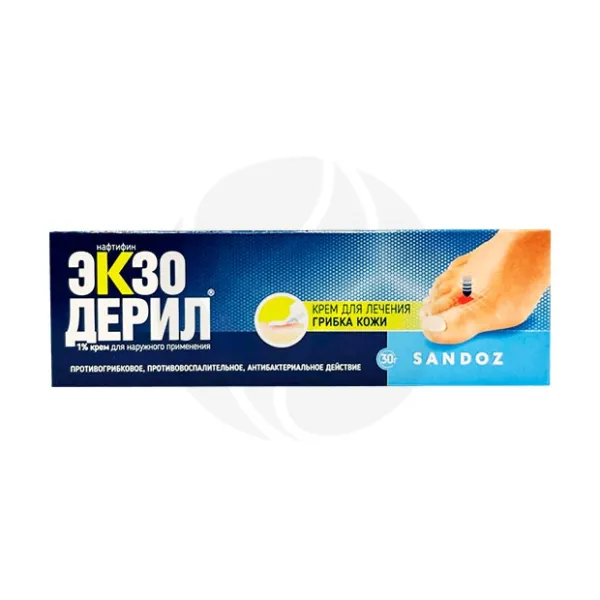 Экзодерил крем д/наружн. прим. 1%, 30г