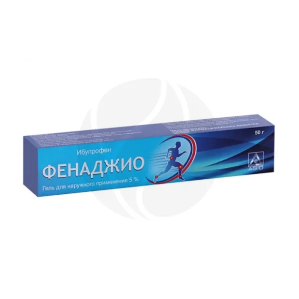 Фенаджио гель д/наружн. прим. 5%, 50г