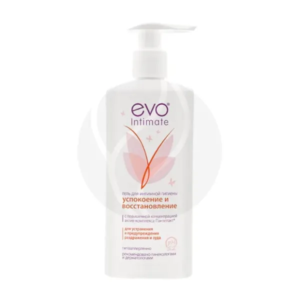 Evo Intimate Успокоение и восстановление гель для интимной гигиены, 250мл
