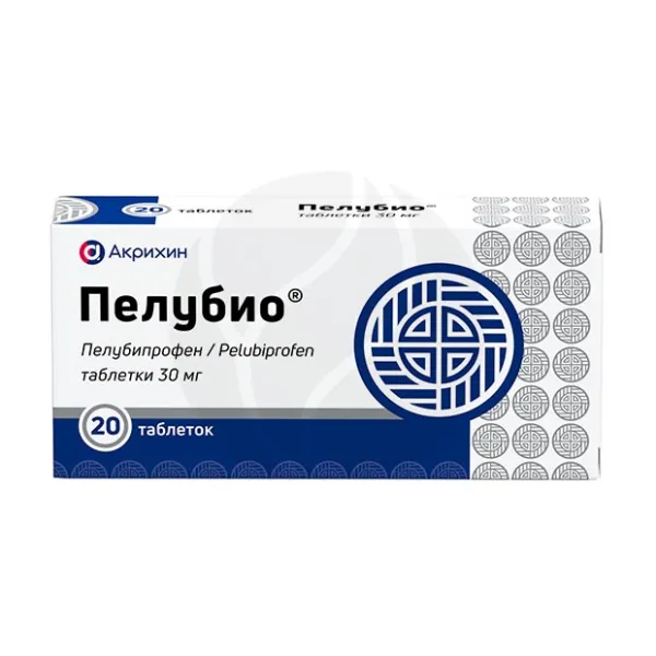 Пелубио  таблетки, 30мг, №20