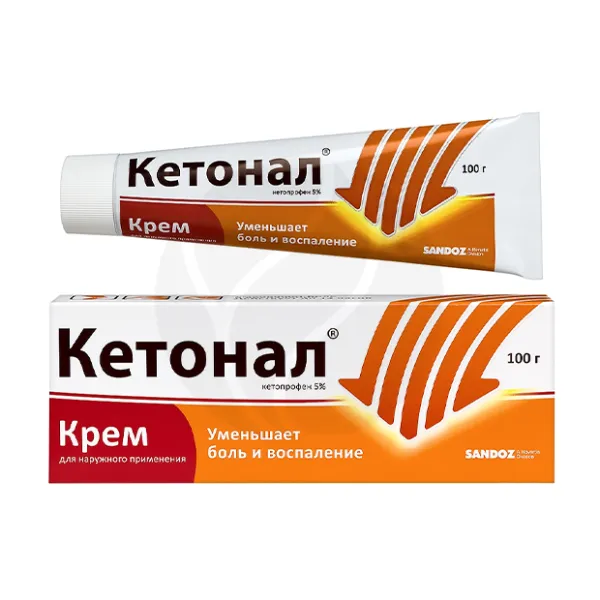 Изображение товара Кетонал  крем д/наружн. прим., 5%, 100г