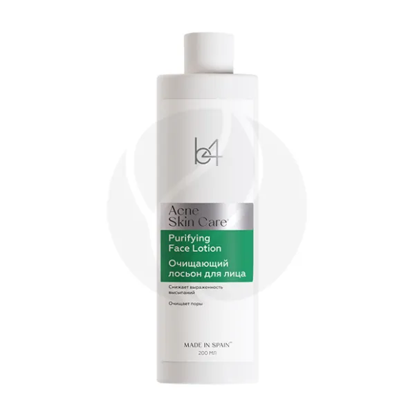 Изображение товара b4 Acne Skin Care очищающий лосьон для лица с салициловой, янтарной кислотами и экстрактом гаммамелиса, 200мл Изображение товара b4 Acne Skin Care очищающий лосьон для лица с салициловой, янтарной кислотами и экстрактом гаммамелиса, 200мл