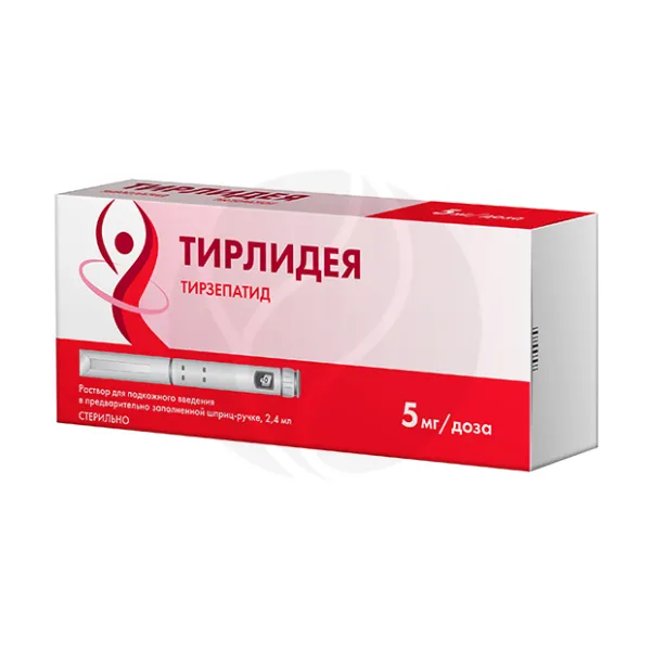 Изображение товара Тирлидея раствор д/п/к введ., 5мг/доза, 2,4мл, №1 Изображение товара Тирлидея раствор д/п/к введ., 5мг/доза, 2,4мл, №1