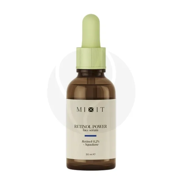 Изображение товара Mixit Retinol Power ночная обновляющая сыворотка для лица с ретинолом, 30мл Изображение товара Mixit Retinol Power ночная обновляющая сыворотка для лица с ретинолом, 30мл