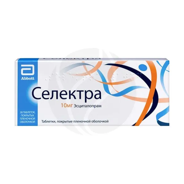 Изображение товара Селектра  таблетки покрыт. п/о, 10мг, №28