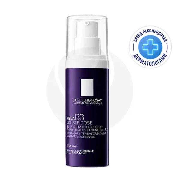 Изображение товара La Roche-Posay Mela B3 Double Dose сыворотка двойного действия против пигментации и морщин, 40мл Изображение товара La Roche-Posay Mela B3 Double Dose сыворотка двойного действия против пигментации и морщин, 40мл