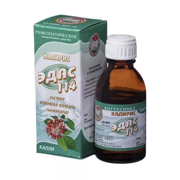Изображение товара Калирис Эдас-114 капли для внутреннего применения 25 мл Россия