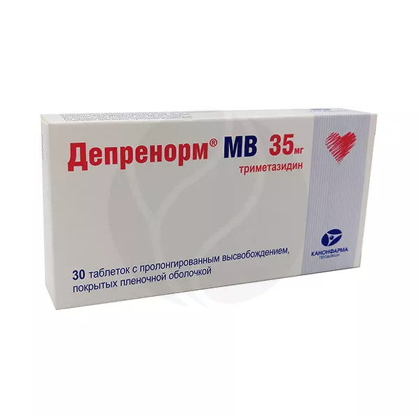 Изображение товара Таблетки Депренорм МВ 35 мг пролонгированного действия Изображение товара Таблетки Депренорм МВ 35 мг пролонгированного действия