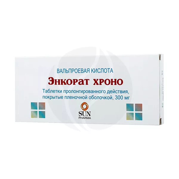 Изображение товара Энкорат Хроно таблетки пролонг.действ.покрыт.об. 300мг, №30 Изображение товара Энкорат Хроно таблетки пролонг.действ.покрыт.об. 300мг, №30