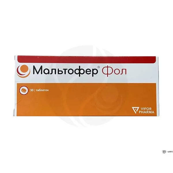 Изображение товара Мальтофер Фол жевательные таблетки 100мг+350мкг для поддержания здорового уровня железа Изображение товара Мальтофер Фол жевательные таблетки 100мг+350мкг для поддержания здорового уровня железа