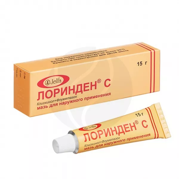 Лоринден C мазь д/наружн. прим., 15г