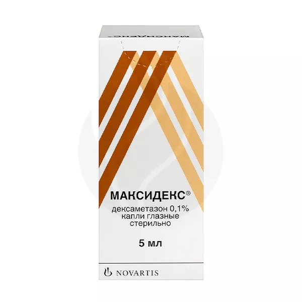 Изображение товара Максидекс капли глазные 0,1%, 5мл Изображение товара Максидекс капли глазные 0,1%, 5мл