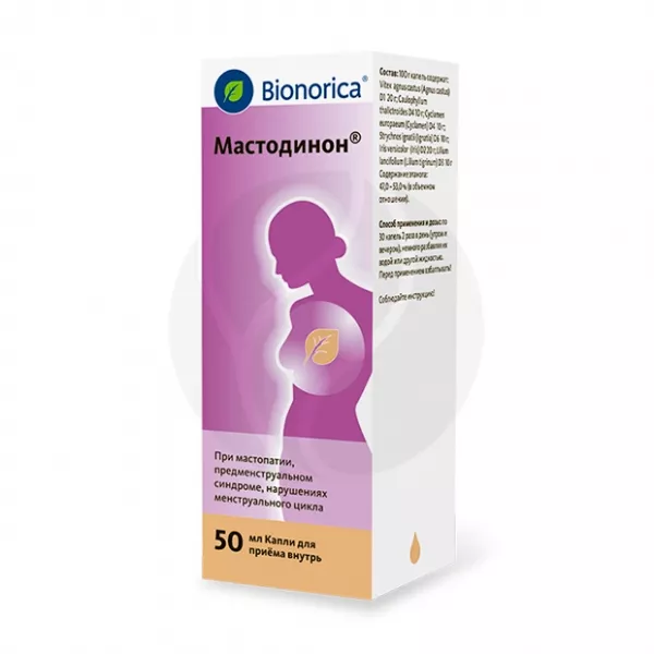 Мастодинон капли д/приема внутрь гомеопатические, 50мл