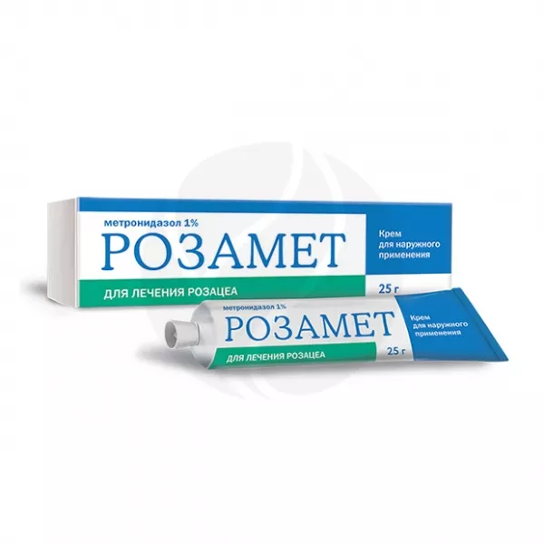 Розамет крем д/наружн. прим. 1%, 25г
