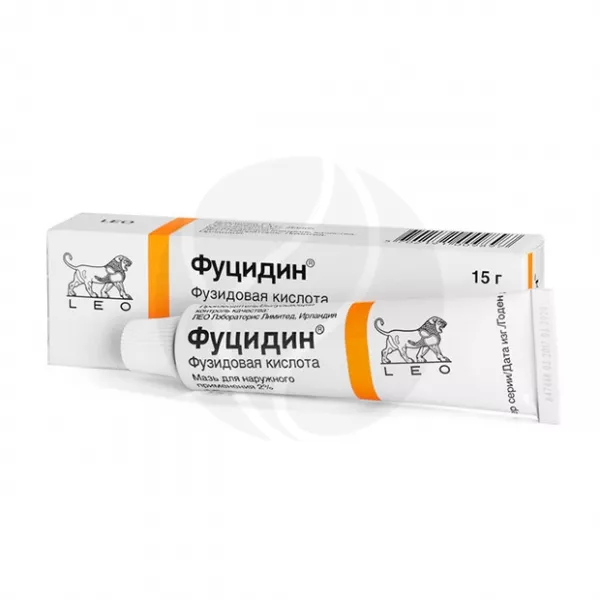 Изображение товара Фуцидин мазь 2% 15г для наружного применения Ирландия
