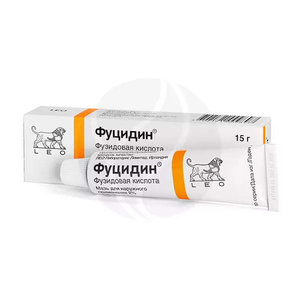 Изображение товара Фуцидин мазь 2% 15г для наружного применения Ирландия