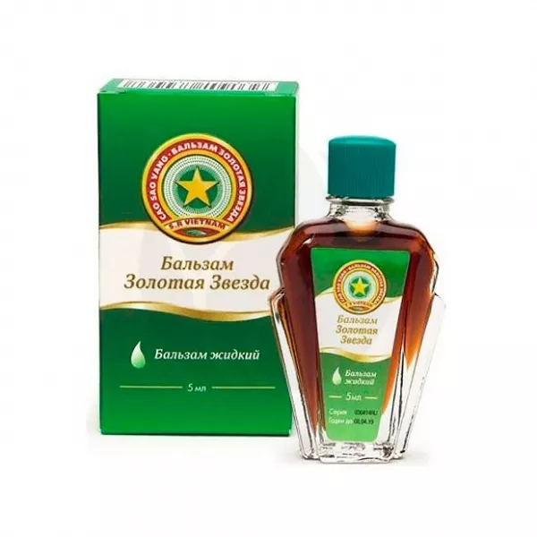 Изображение товара Бальзам Золотая звезда 5 мл для наружного применения