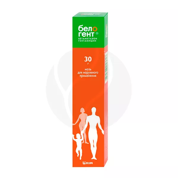 Изображение товара Белогент мазь д/наружн. прим. 0,05%+0,1%, 30г Изображение товара Белогент мазь д/наружн. прим. 0,05%+0,1%, 30г