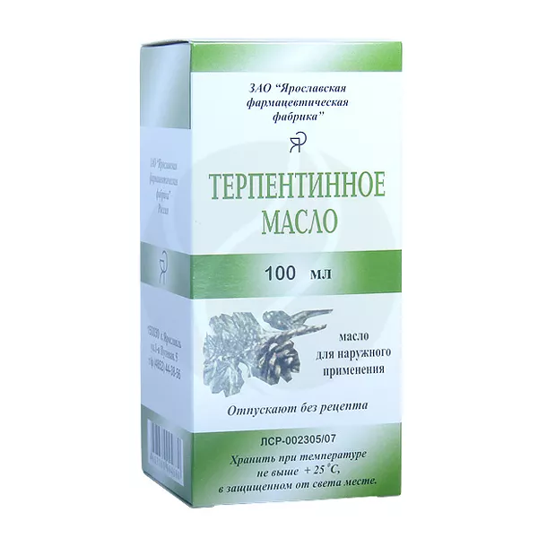 Изображение товара Терпентинное масло для наружного применения 100 мл от Яфф