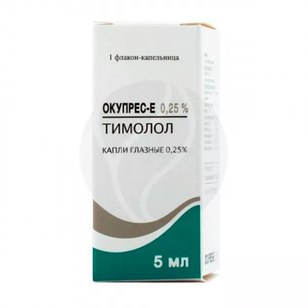 Изображение товара Окупрес-Е капли глазные 0,25%, 5мл