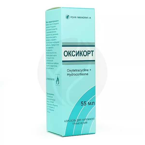 Оксикорт аэроз. д/наружн. прим., 55мл