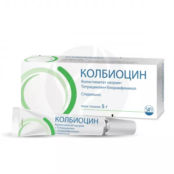 Колбиоцин мазь глазная, 5г