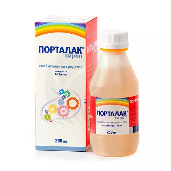 Изображение товара Порталак сироп 667мг/мл, 250мл Изображение товара Порталак сироп 667мг/мл, 250мл
