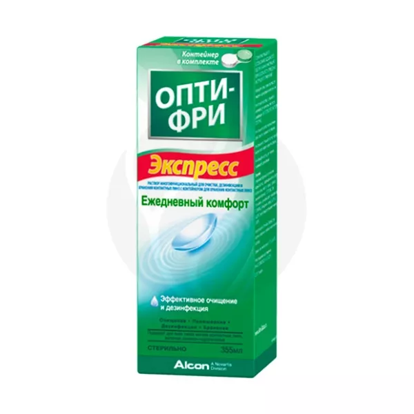 Изображение товара Опти-Фри Экспресс раствор для обработки и хранения контактных линз, 355мл