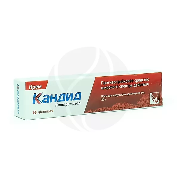 Изображение товара Кандид крем 1% для наружного применения 20г Индия противогрибковое средство